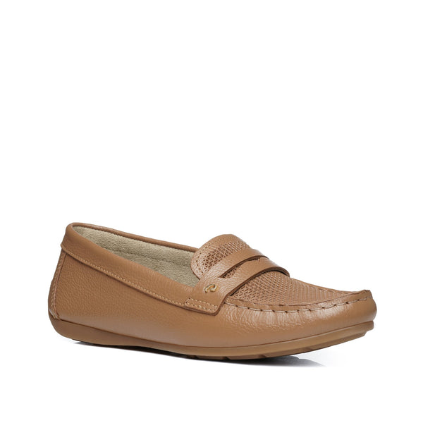 Pegada Leather Loafer 249008 - Camel - My Shoe Shop - Loafer