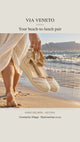 Gaimo Belmira Natural low wedge espadrilles — beach-to-lunch styling video by Via Veneto Shoes
