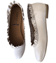 Relance Frilled Leather Ballerina - Nude Pink - My Shoe Shop - Ballerina
