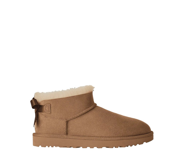 Ugg Ultra Mini Bailey Bow - Chestnut - My Shoe Shop - boot