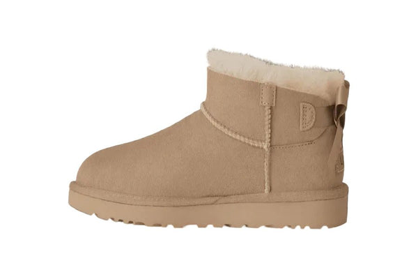 Ugg Ultra Mini Bailey Bow - Sand - My Shoe Shop - boot