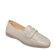 Via Veneto Leather Moc with low wedge 056.2224 - Dark Stone - My Shoe Shop - Wedge