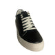 Via Veneto Leather Sneaker 352 - Black & White - My Shoe Shop -