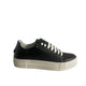 Via Veneto Leather Sneaker 352 - Black & White - My Shoe Shop -