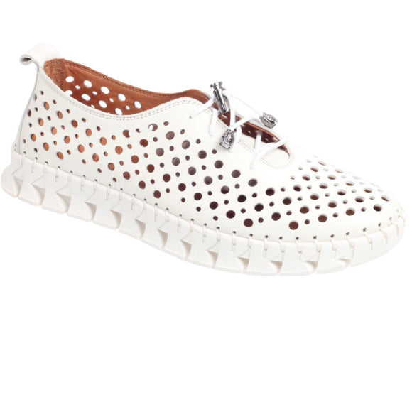 Via Veneto Leather Summer Sneaker 042.2005-6 - Beige - My Shoe Shop - Sneaker