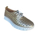 Via Veneto Leather Summer Sneaker 042.2005-6 -Gold - My Shoe Shop - General