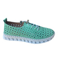 Via Veneto Leather Summer Sneaker 042.2005-6 -Green - My Shoe Shop - General