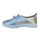 Via Veneto Leather Summer Sneaker 042.2005-6 -Silver - My Shoe Shop - General