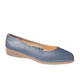 Via Veneto Leather Wedge Pump 056.2220 - Deep Ocean - My Shoe Shop - Wedge