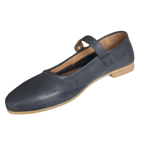 Via Veneto Mary Jane - Deep Ocean - My Shoe Shop - Ballerina