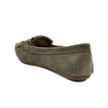 Via Veneto Moccasin 1268 Suede - Olive - My Shoe Shop - Moccasin