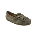 Via Veneto Moccasin 1268 Suede - Olive - My Shoe Shop - Moccasin