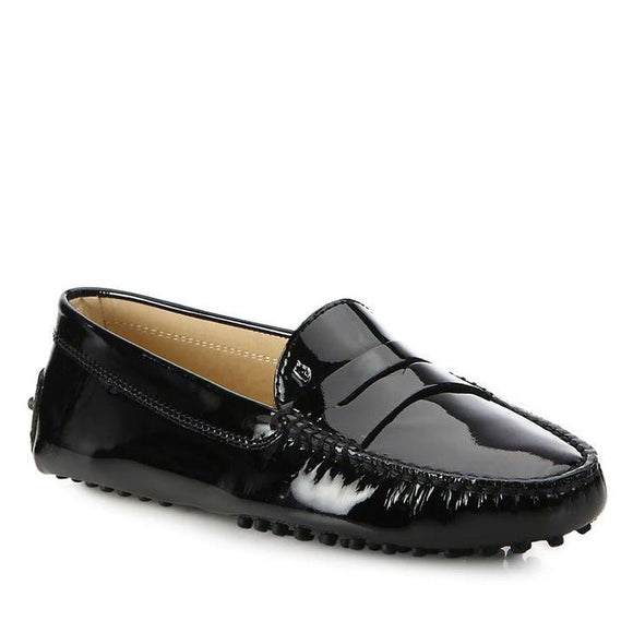 Via Veneto Moccasin 6166 Patent Leather - Black - My Shoe Shop - Moccasin