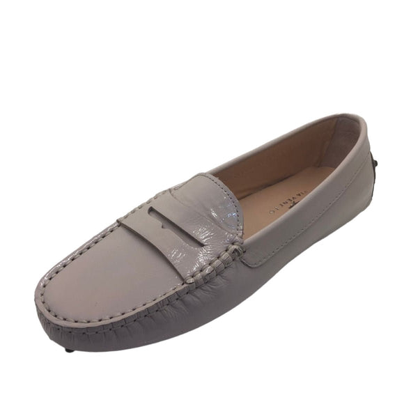 Via Veneto Patent leather Moccasin 6166 - Taupe - My Shoe Shop - General