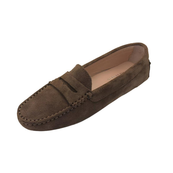 Via Veneto Suede Moccasin 6166 - Sigaro - My Shoe Shop - General