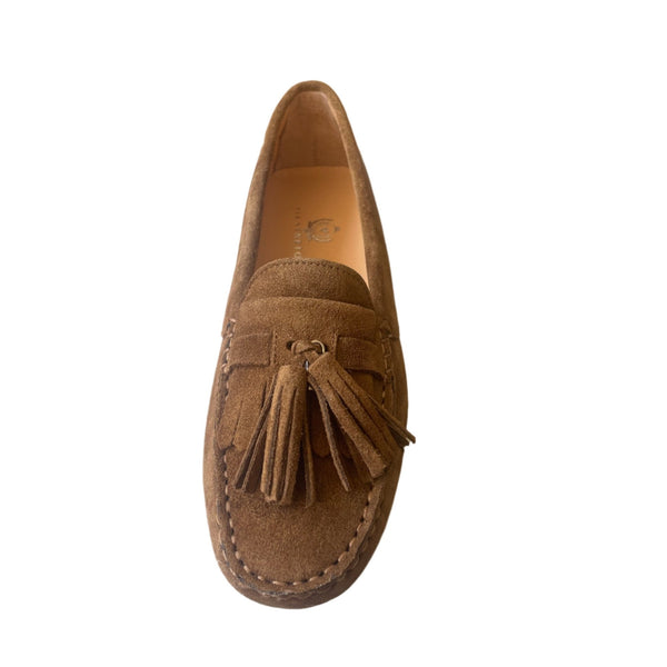 Via Veneto Suede Moccasin with tassel 1179 - Sigaro - My Shoe Shop - General