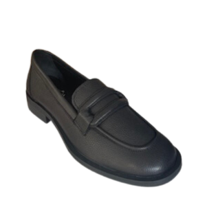 Via Veneto Leather Loafer 1200 - Black