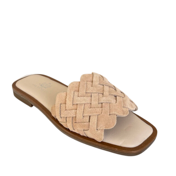 Beckie woven discount slide sandal