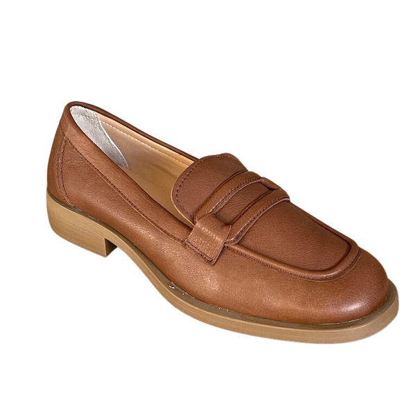 Via Veneto Leather Loafer 1200 - Brown