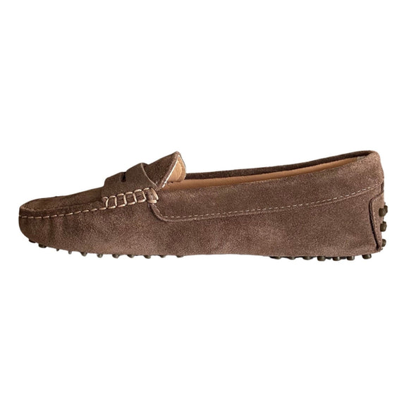 Via Veneto Moccasin 6166 Suede - Taupe