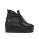 Vidorreta Low Leather Wedge Boot Black 98400