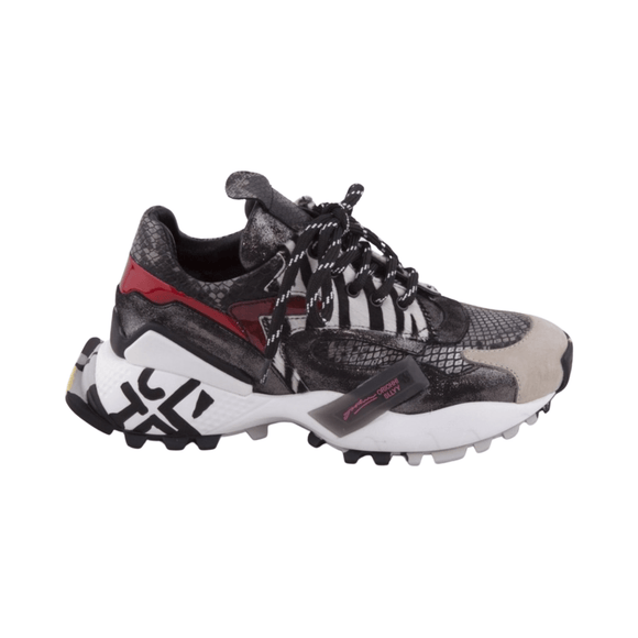 Black, Tan and Zebra Sneaker w/White Sole - My Shoe Shop - Sneaker