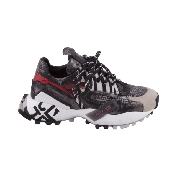 Black, Tan and Zebra Sneaker w/White Sole - My Shoe Shop - Sneaker