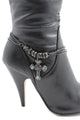 Bootbling - Rhinestone Cross on metallic chain - My Shoe Shop - Bootbling