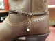 Bootbling - Rhinestone Heart on triple metallic chain (silver) - My Shoe Shop - Bootbling