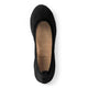 Brian James LD0015 Kid Suede -Black - My Shoe Shop - Ballerina