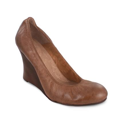Brian James LD0048 Leather Wedge - Cocoa - My Shoe Shop - Wedge