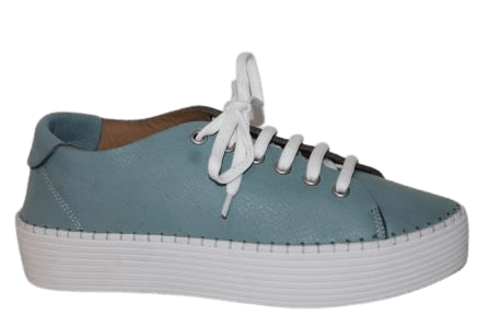 Bueno Leather Sneaker with with Lace - Blue (Ele) - My Shoe Shop - Sneaker