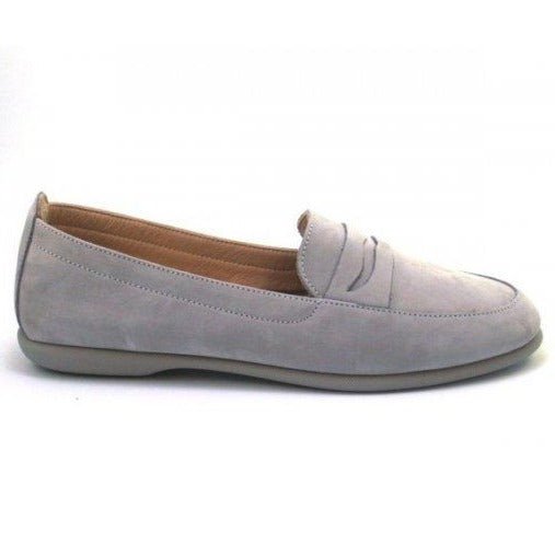 Carmela 67150 Nubuck Moccasin - Grey - My Shoe Shop - Moccasin