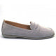 Carmela 67150 Nubuck Moccasin - Grey - My Shoe Shop - Moccasin