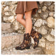 Carmela 67635 Short Cowboy Style Boot - Brown - My Shoe Shop - Boots