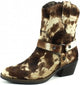 Carmela 67635 Short Cowboy Style Boot - Brown - My Shoe Shop - Boots