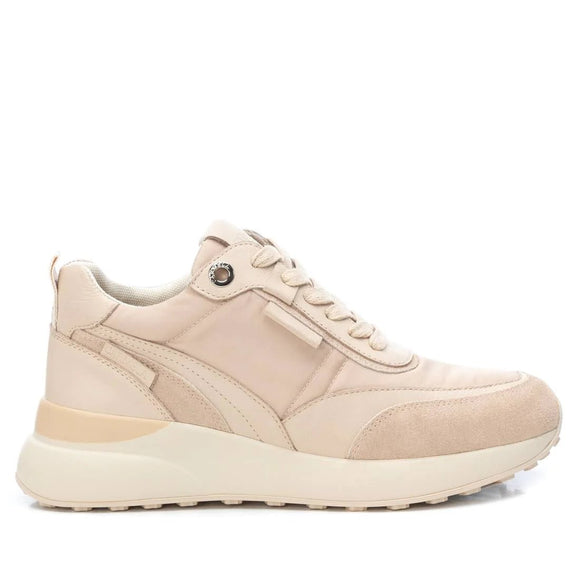 CARMELA 68254 Leather Sneaker - Beige - My Shoe Shop - Sneaker