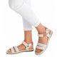 CARMELA 68582 Leather Sandal - Ice - My Shoe Shop - sandal