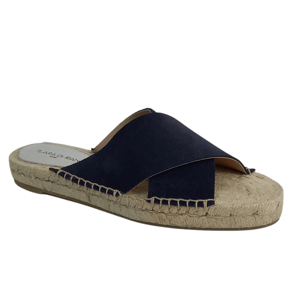Clara Duran Espadrille Slipper - Marino (Navy) - My Shoe Shop - Wedge