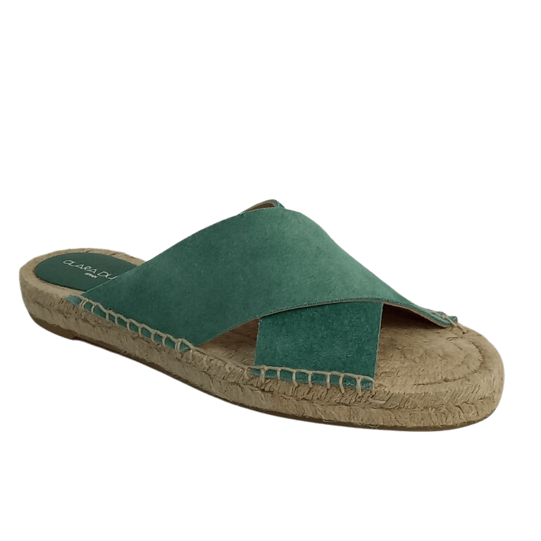 Clara Duran Espadrille Slipper - Mint - My Shoe Shop - Wedge
