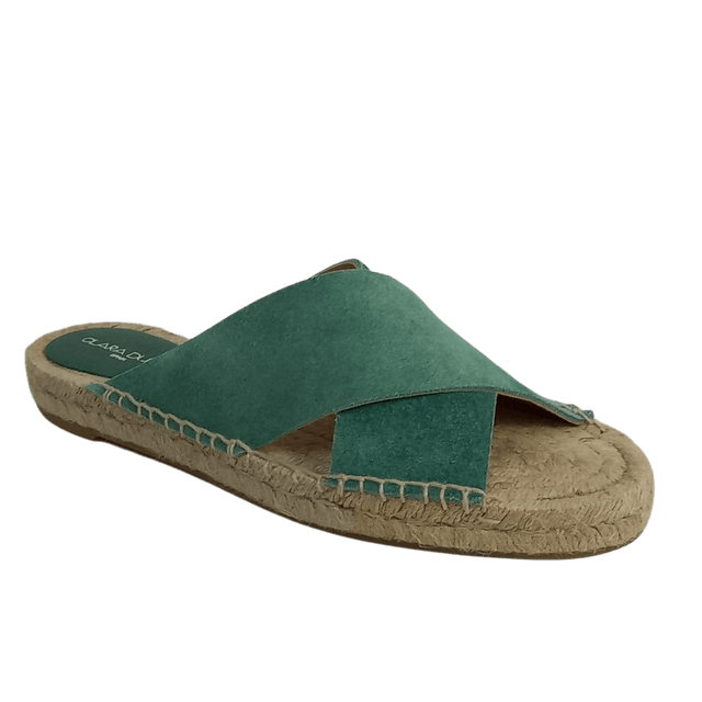 Clara Duran Espadrille Slipper - Mint - My Shoe Shop - Wedge