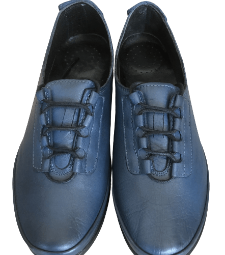 Crash Lace-up Leather Sneaker - Navy - My Shoe Shop - Sneaker