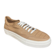 Via Veneto Leather Sneaker with Lace - Beige