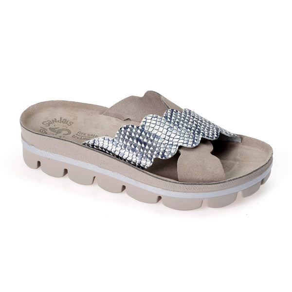 Fantasy Bianca Sandal - Grey Cobra - My Shoe Shop - sandal