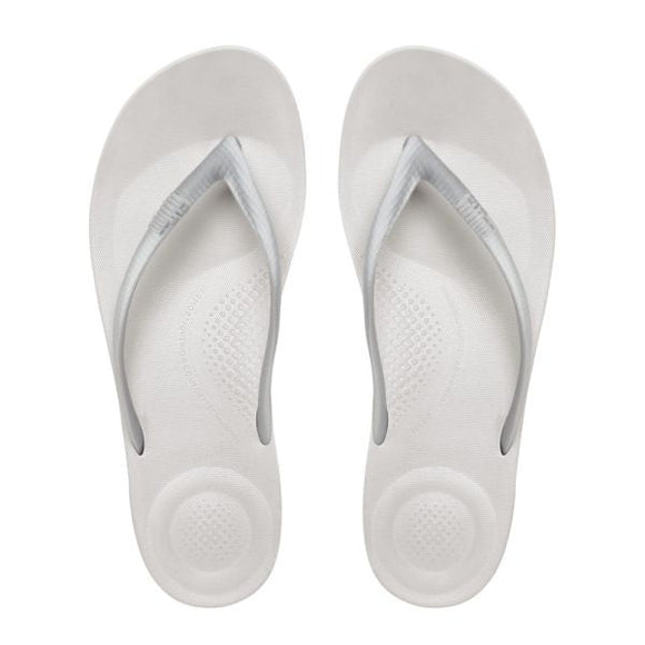 FitFlop Iqushion - Silver - My Shoe Shop - Slipslop