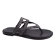 Flat Sandal In-between the Toe - Black - My Shoe Shop - sandal