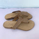 Flat Sandal In-between the Toe - TAN - My Shoe Shop - Sandal