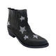 Francesco Minichino Boot with Stars - Black - My Shoe Shop - boot