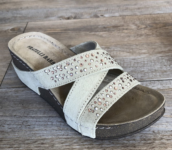 Fratellibabb Comfort Wedge - Beige - My Shoe Shop - Wedge