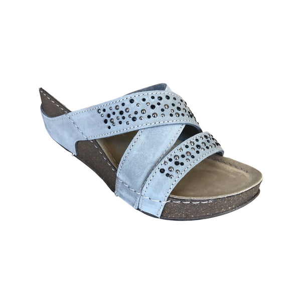Fratellibabb Comfort Wedge - Grey - My Shoe Shop - Wedge